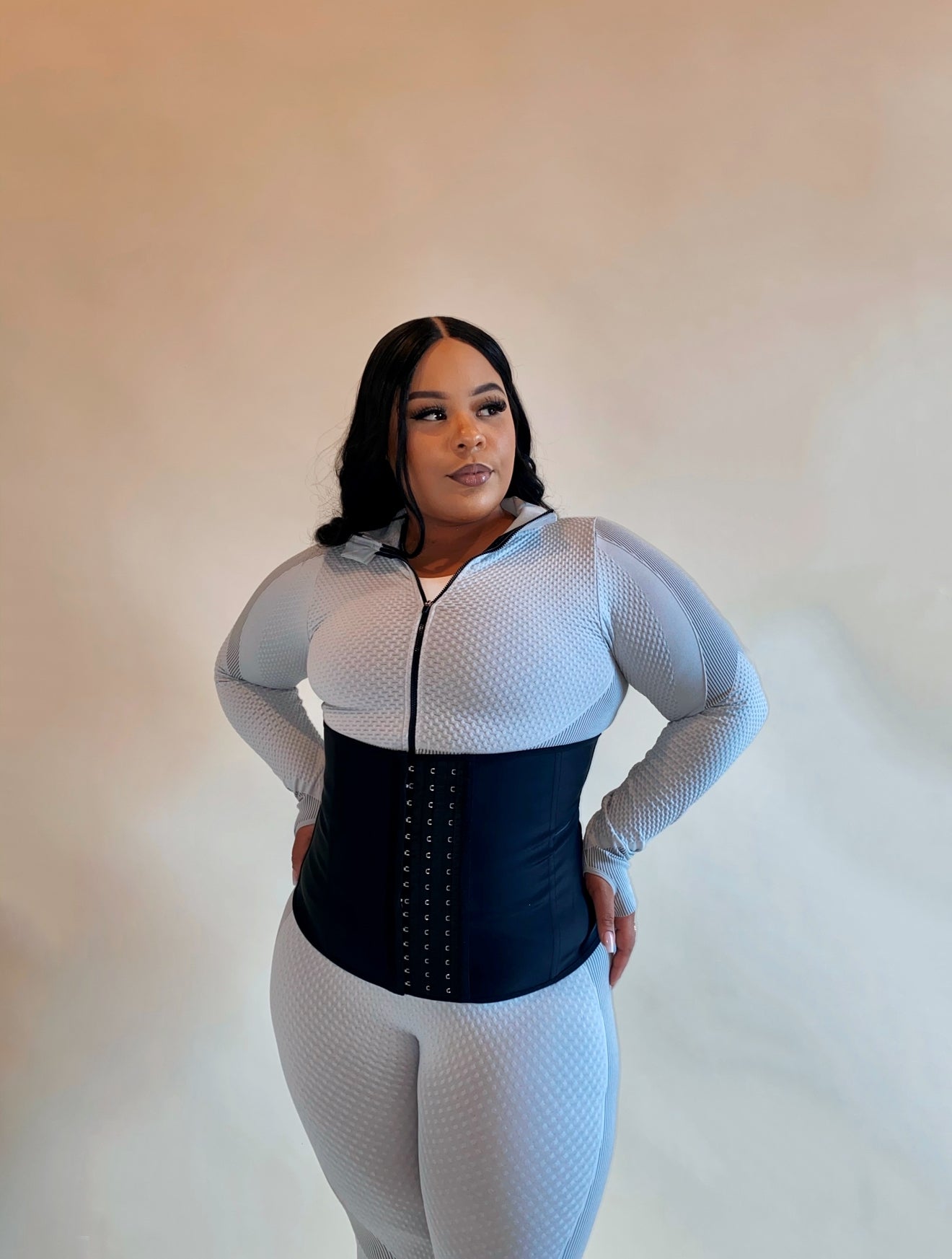 Luxe All - Day Waist Trainer Black - Divine Beauty & Fitness