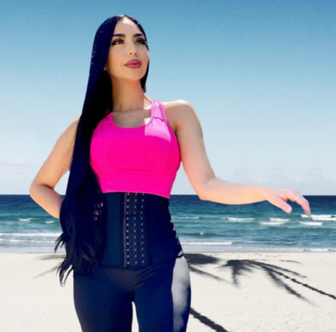 Luxe All - Day Waist Trainer Black - Divine Beauty & Fitness