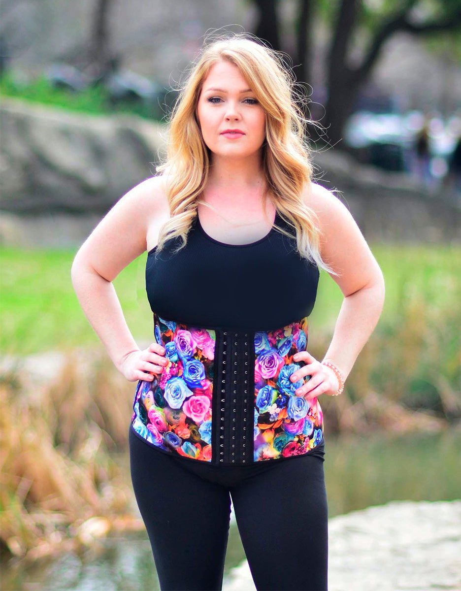 Luxe All - Day Waist Trainer Floral - Divine Beauty & Fitness