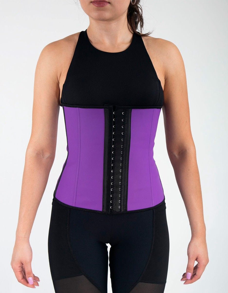 Luxe Sport Latex Waist Trainer Purple - Divine Beauty & Fitness