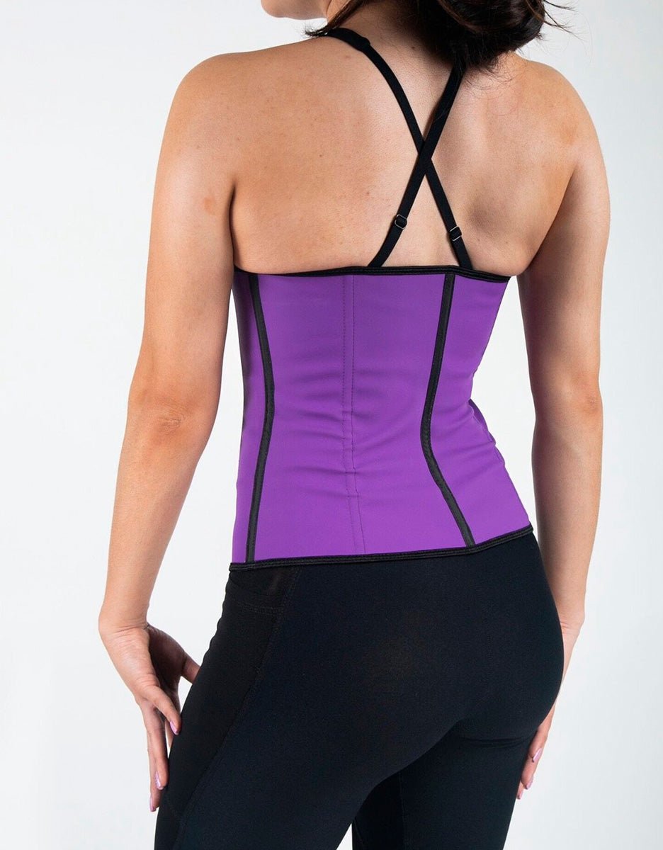 Luxe Sport Latex Waist Trainer Purple - Divine Beauty & Fitness