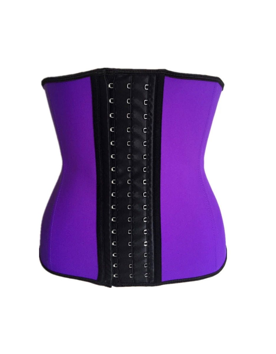 Luxe Sport Latex Waist Trainer Purple - Divine Beauty & Fitness