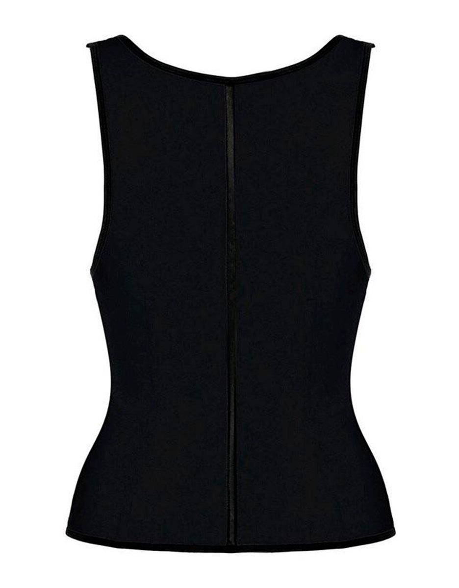 Full Back Vest Waist Trainer - Classic Black