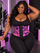Plus Size All-Day Waist Trainer (Pink Camo)