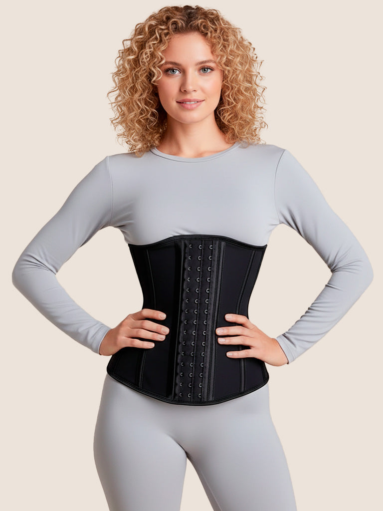 All-Day 14” Long Torso Waist Trainer (Black)