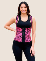 All-Day Waist Trainer Vest (Pink Leopard)