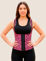 All-Day Waist Trainer Vest (Pink Leopard)
