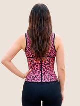 All-Day Waist Trainer Vest (Pink Leopard)