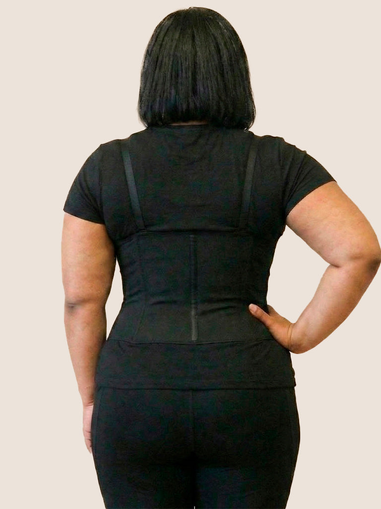 All-Day Waist Trainer Extenders (Black) (11”, 14”)