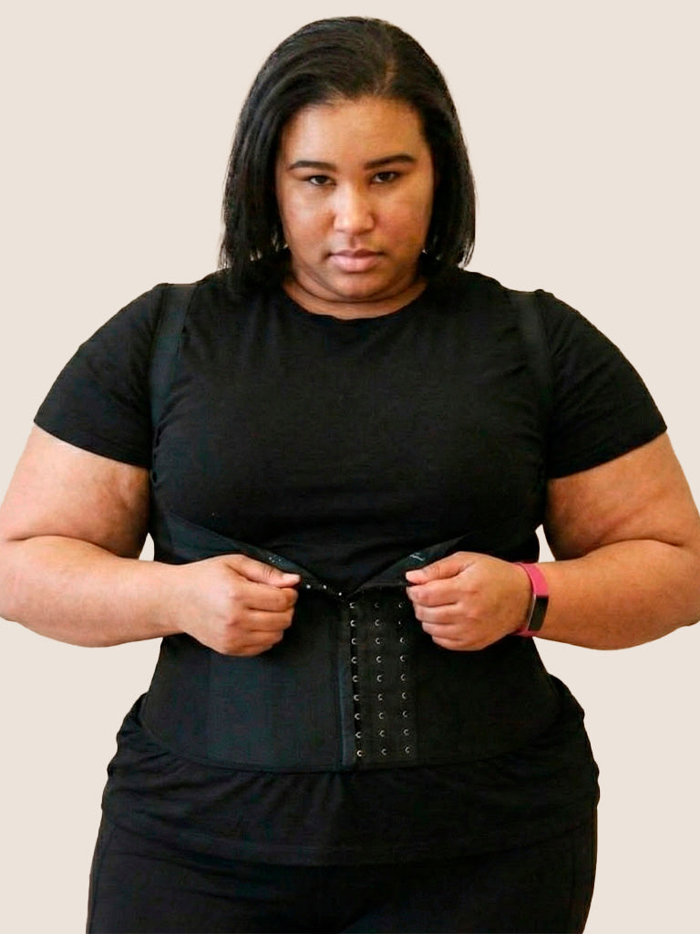 All-Day Waist Trainer Extenders (Black) (11”, 14”)