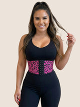 All-Day Waist Trainer (Pink Leopard)