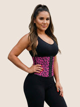 All-Day Waist Trainer (Pink Leopard)