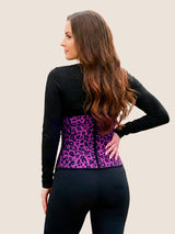 All-Day Waist Trainer (Purple Leopard)