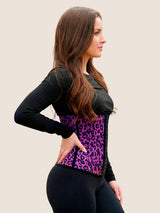 All-Day Waist Trainer (Purple Leopard)