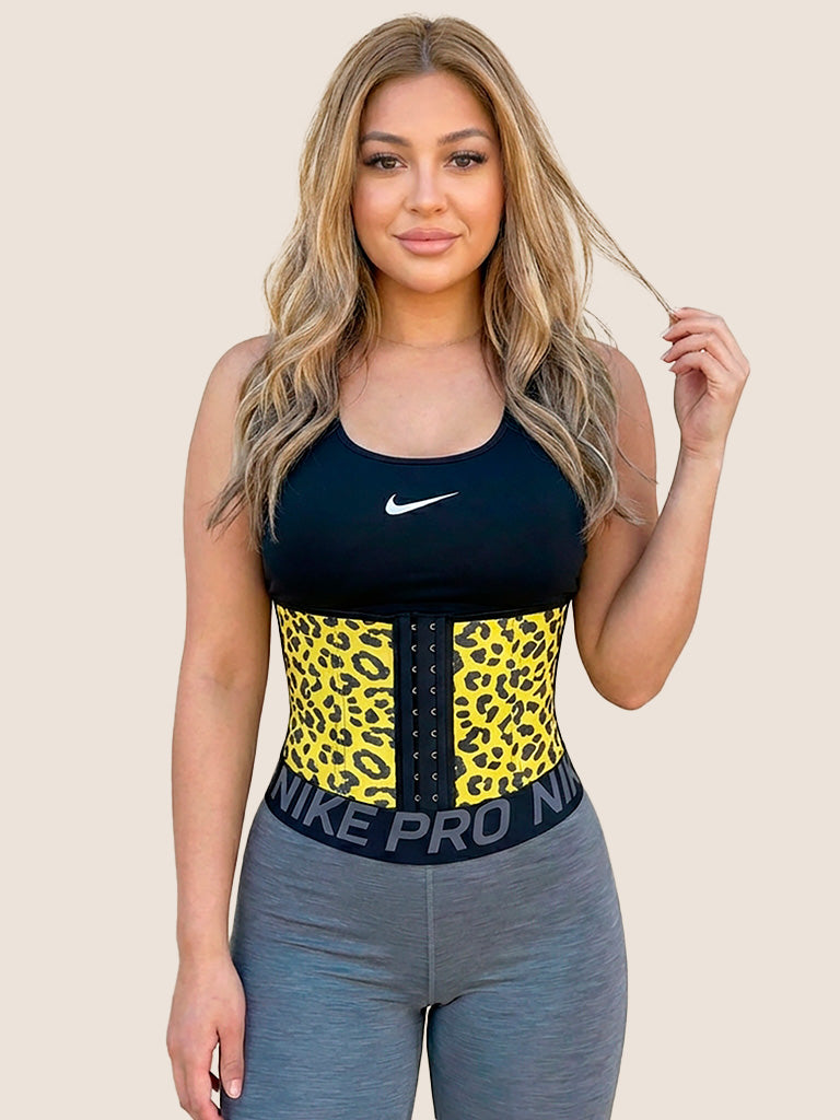 All-Day Waist Trainer (Yellow Leopard)