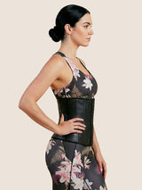 Intensive Latex Waist Trainer - 24 Flexi-Bones (Black)