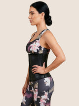 Intensive Latex Waist Trainer - 24 Flexi-Bones (Black)