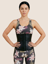 Intensive Latex Waist Trainer - 24 Flexi-Bones (Black)