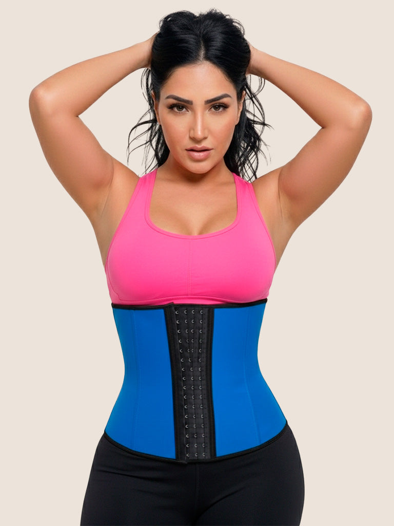 Sport Latex Waist Trainer (Blue)