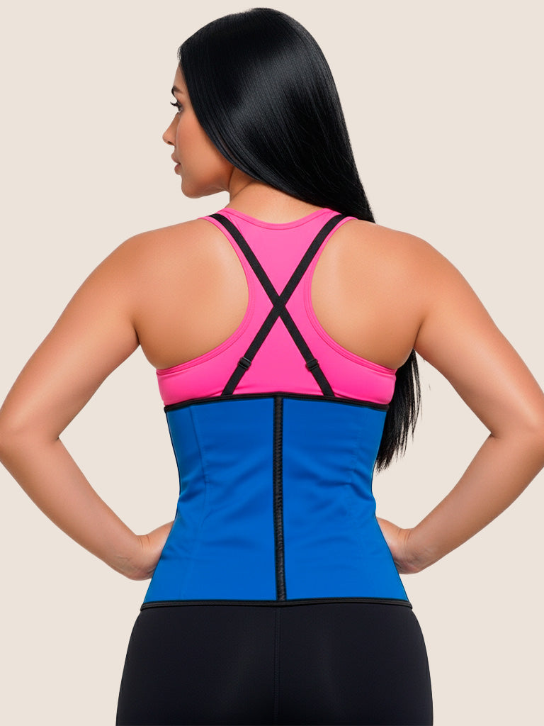 Sport Latex Waist Trainer (Blue)