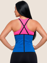 Sport Latex Waist Trainer (Blue)