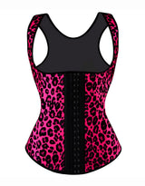 Luxe All - Day Vest Waist Trainer Pink Leopard - Divine Beauty & Fitness