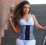 Luxe All - Day Waist Trainer White Leopard - Divine Beauty & Fitness