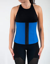 Luxe Sport Latex Waist Trainer Cobalt Blue - Divine Beauty & Fitness