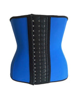 Luxe Sport Latex Waist Trainer Cobalt Blue - Divine Beauty & Fitness