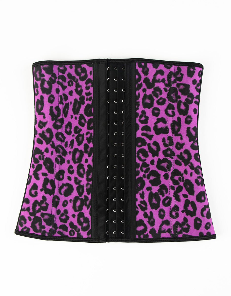 Luxe All - Day Waist Trainer Purple Leopard - Divine Beauty & Fitness