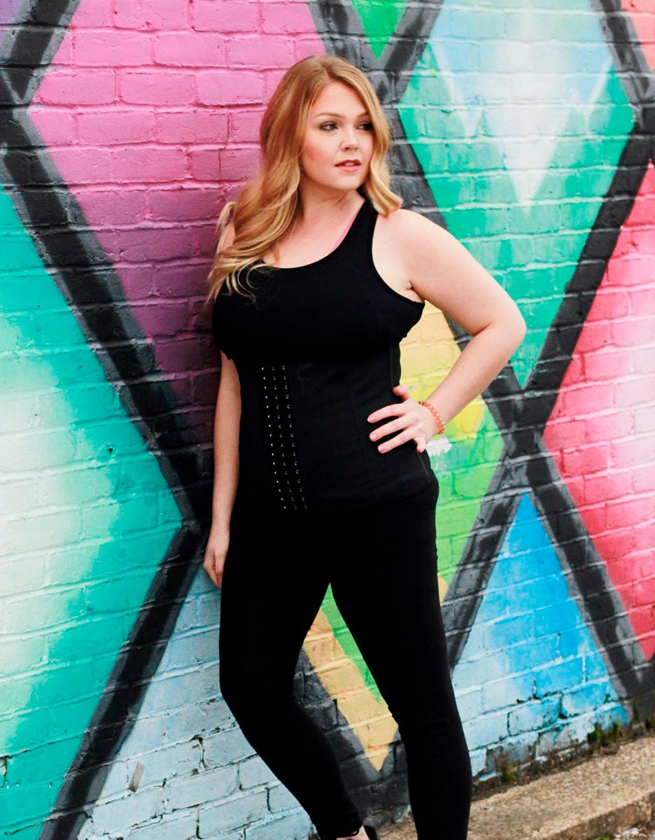 Luxe Sport Latex Waist Trainer Classic Black - Divine Beauty & Fitness