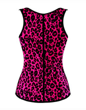Load image into Gallery viewer, Full Back Vest Waist Trainer - Pink Leopard
