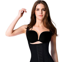 Load image into Gallery viewer, Full Back Vest Waist Trainer - Classic Black
